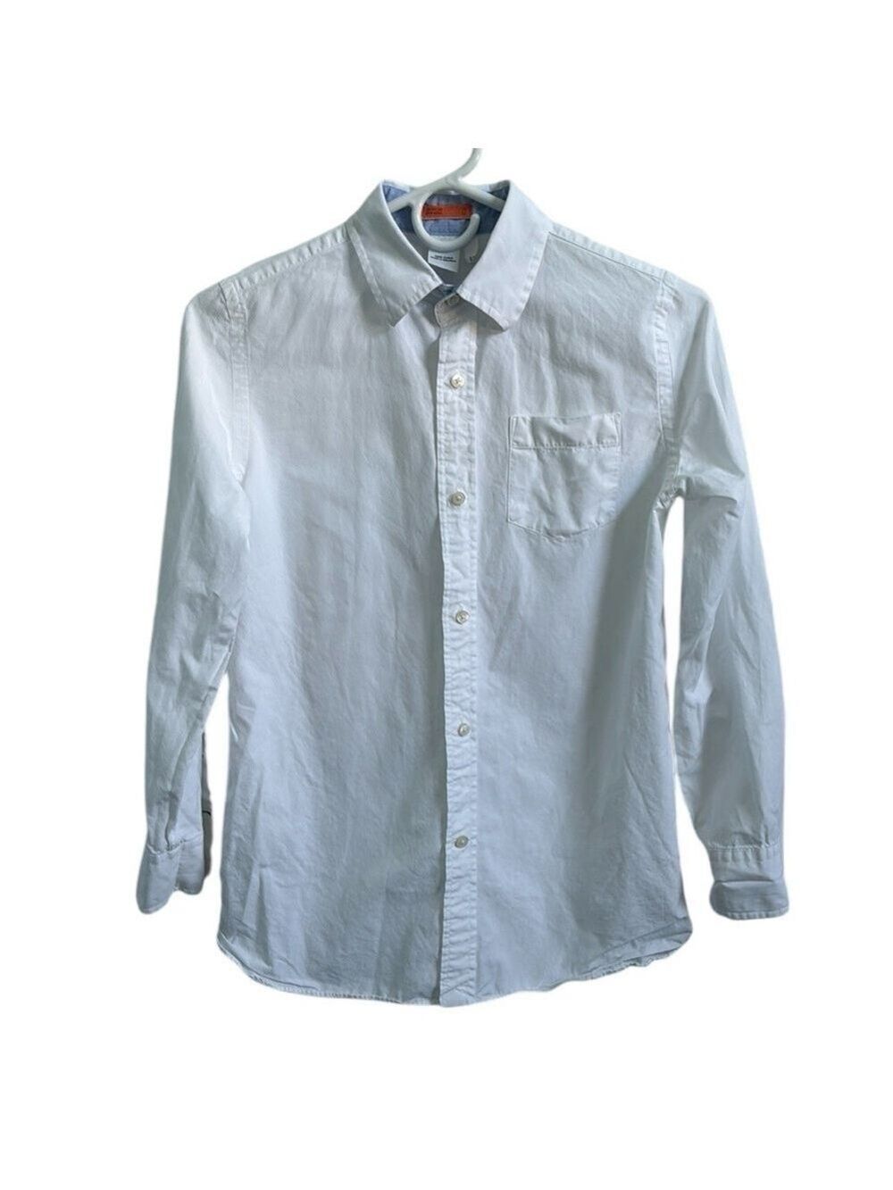 Crewcuts Everyday Youth White Button Down Shirt Size 12